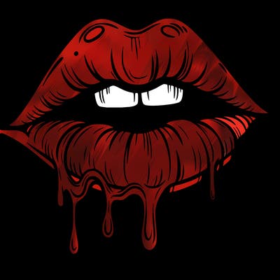 lips that look realistic and drip