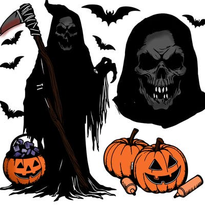 scary halloween realistic