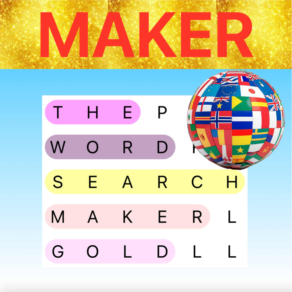 Word Search Maker Omniglot - Games App | MWM