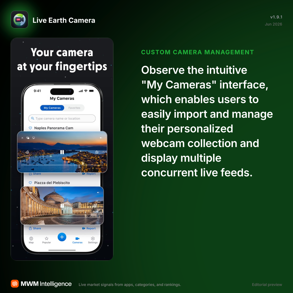 Live Earth Camera - Utilities App | MWM