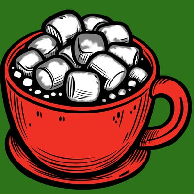hot cocoa with marshmallows