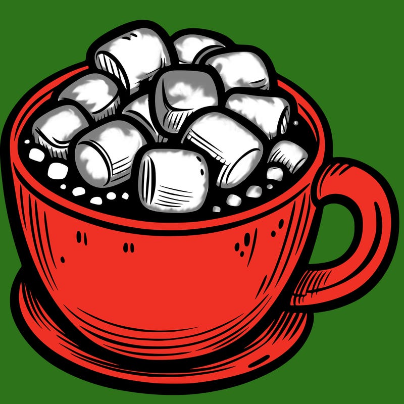 hot cocoa with marshmallows