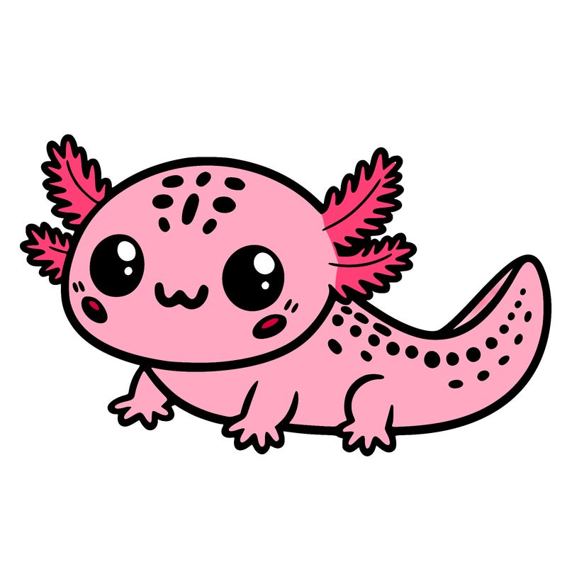 cute axolotl