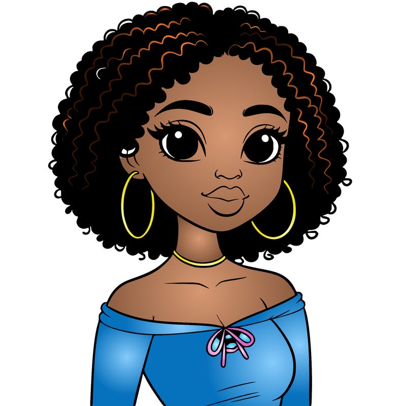 beautiful black girl