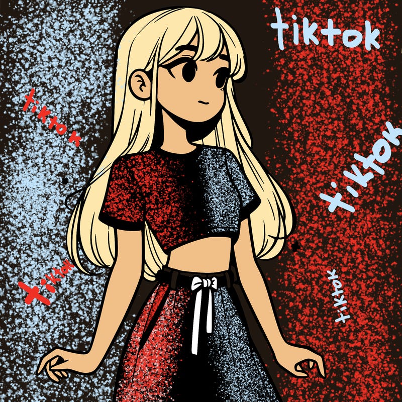 girl in a cute crop top