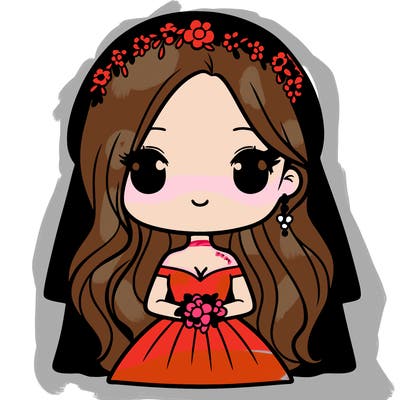 a girl in the wedding