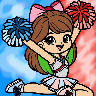 cheerleader girl