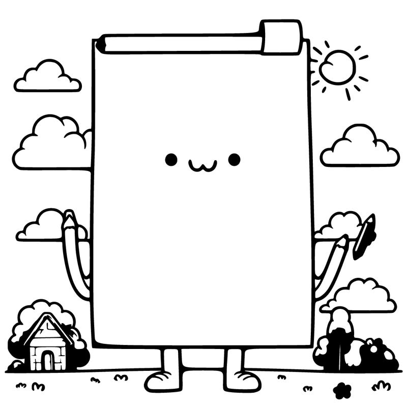 blank paper that is super big