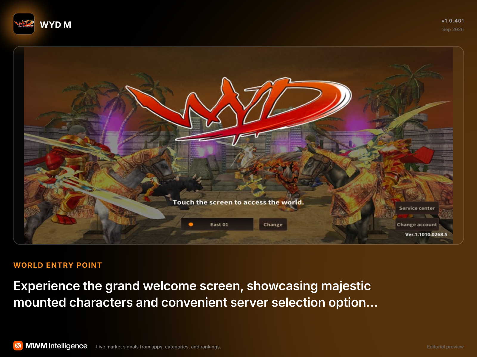 WYD M - Games App | MWM