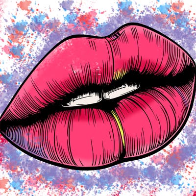 realistic lips