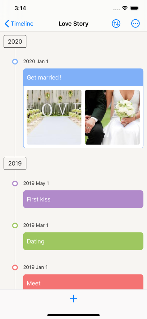 Timeline - Diary and Notes - Lifestyle App | MWM