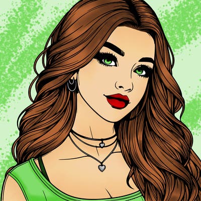 detailed realistic girl