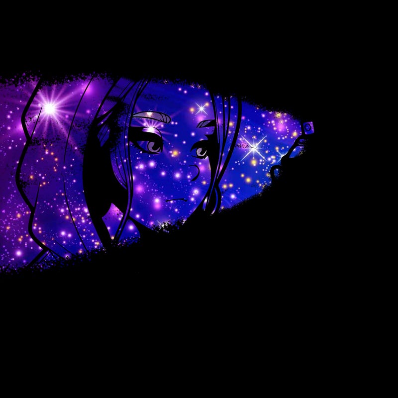 a realistic girl, spray painting