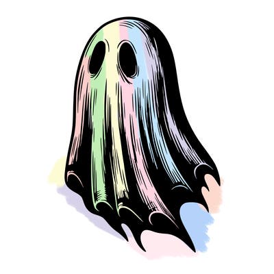 realistic creepy ghost