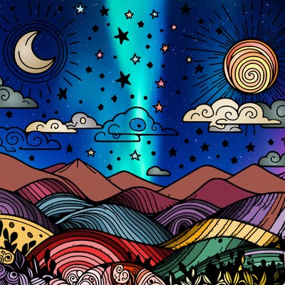 starry sky