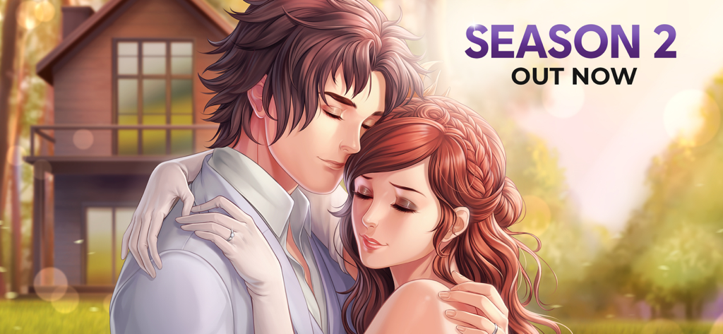 Romantic embrace between Matt Ortega and the heroine for the Season 2 launch