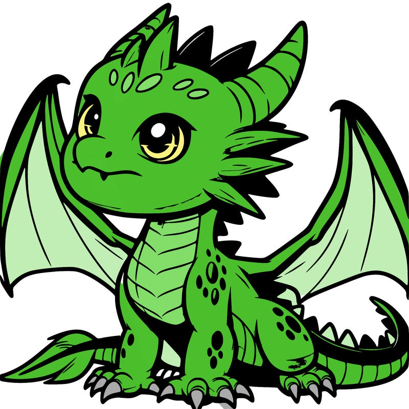 fierce baby night dragon