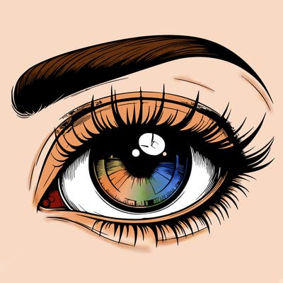 realistic eye