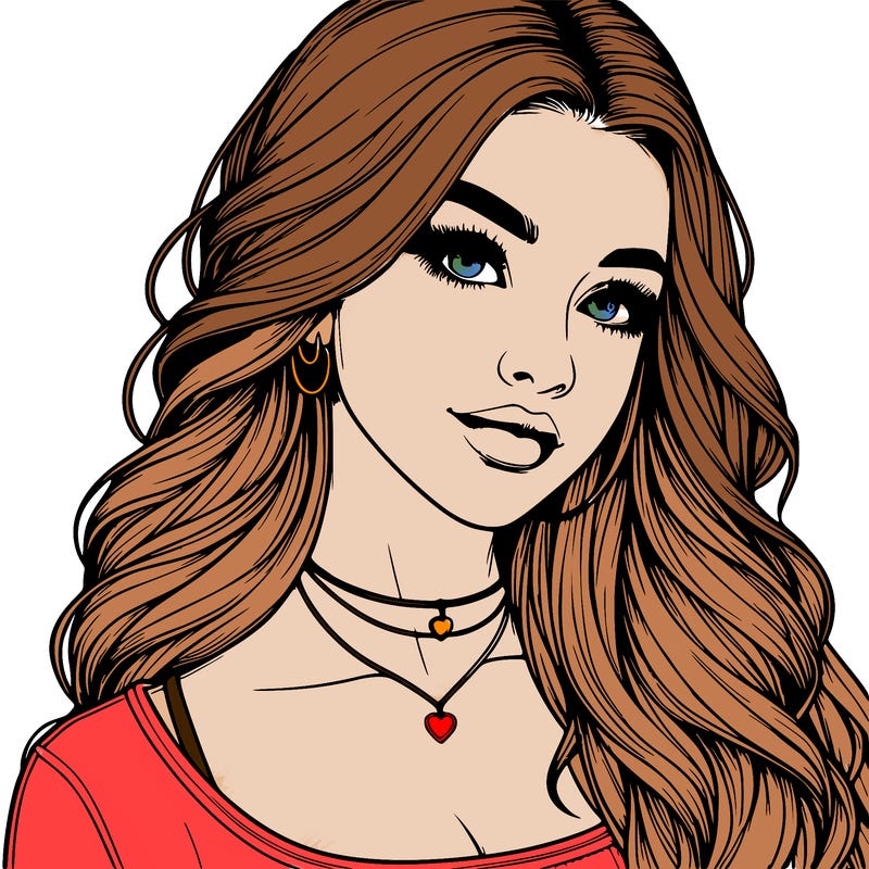 detailed realistic girl