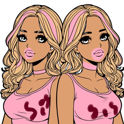 realistic twin sisters