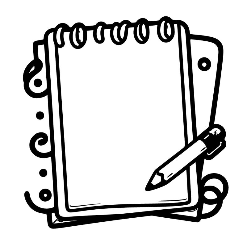 blank sheet of paper