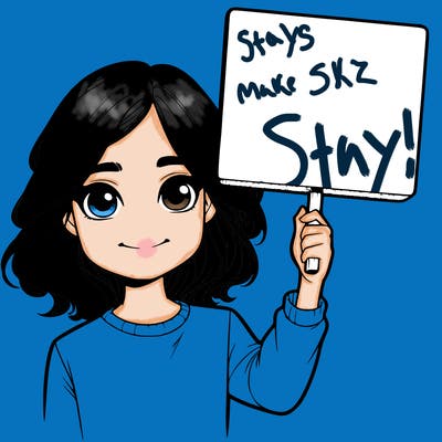 realistic girl holding up a sign