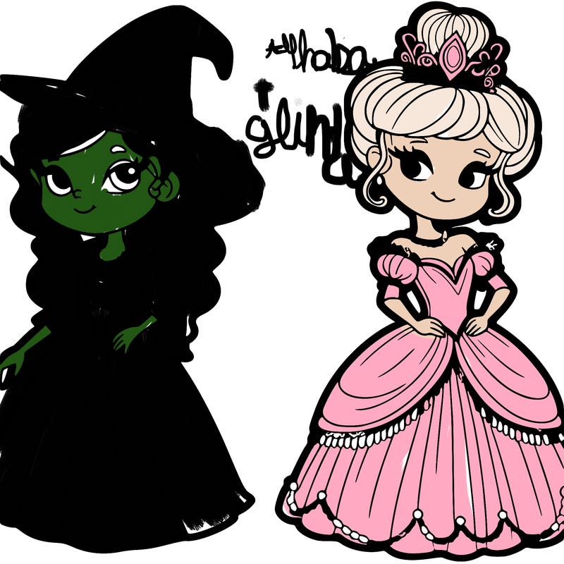 elphaba and glinda