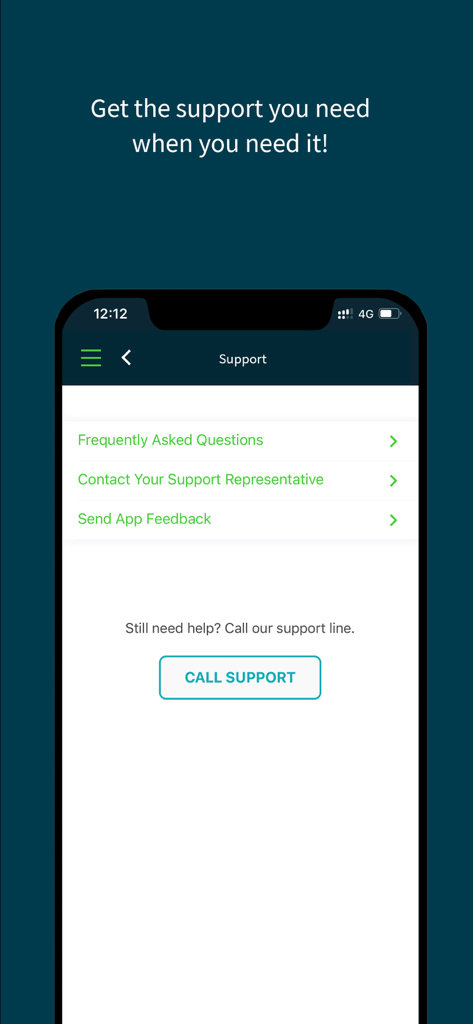FIS Mobile app support interface for enterprise business clients