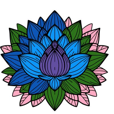 lotus flower mandala