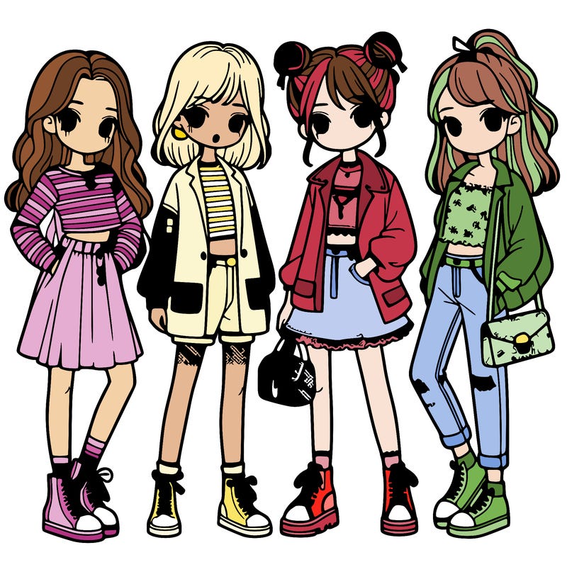 girls with fashion