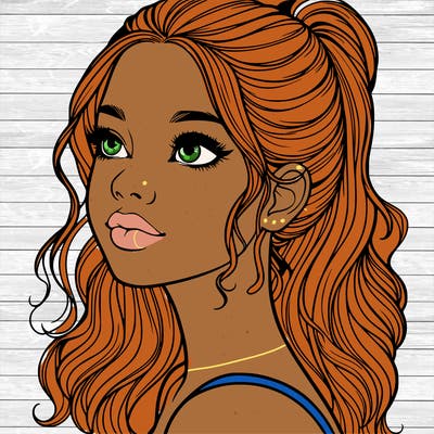 beautiful realistic girl