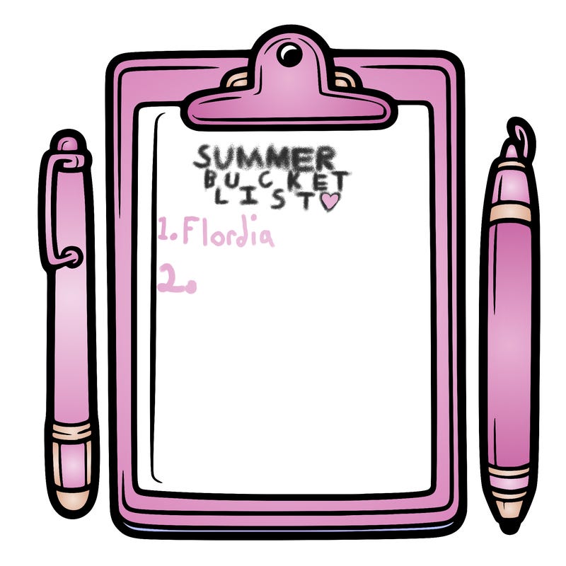 blank clip board with pen