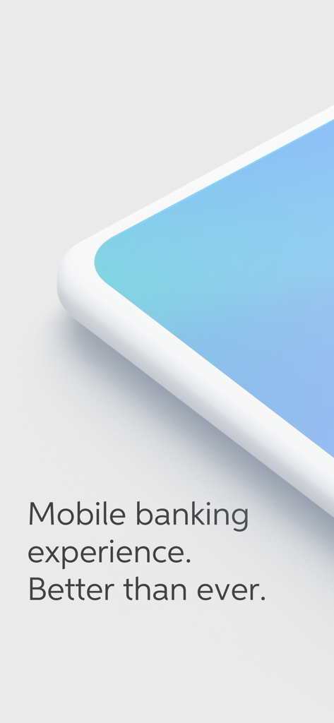 UBL Digital - Safe Banking - Écran d'introduction de l'application UBL Digital avec le texte Mobile banking experience Better than ever