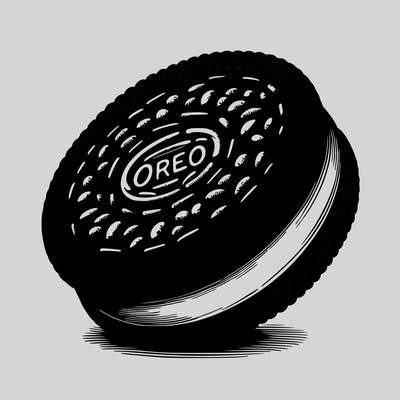 realistic oreo