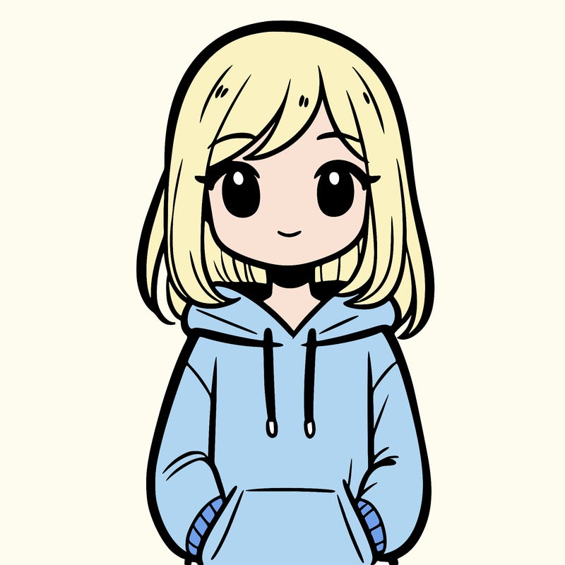 girl with a hoodie