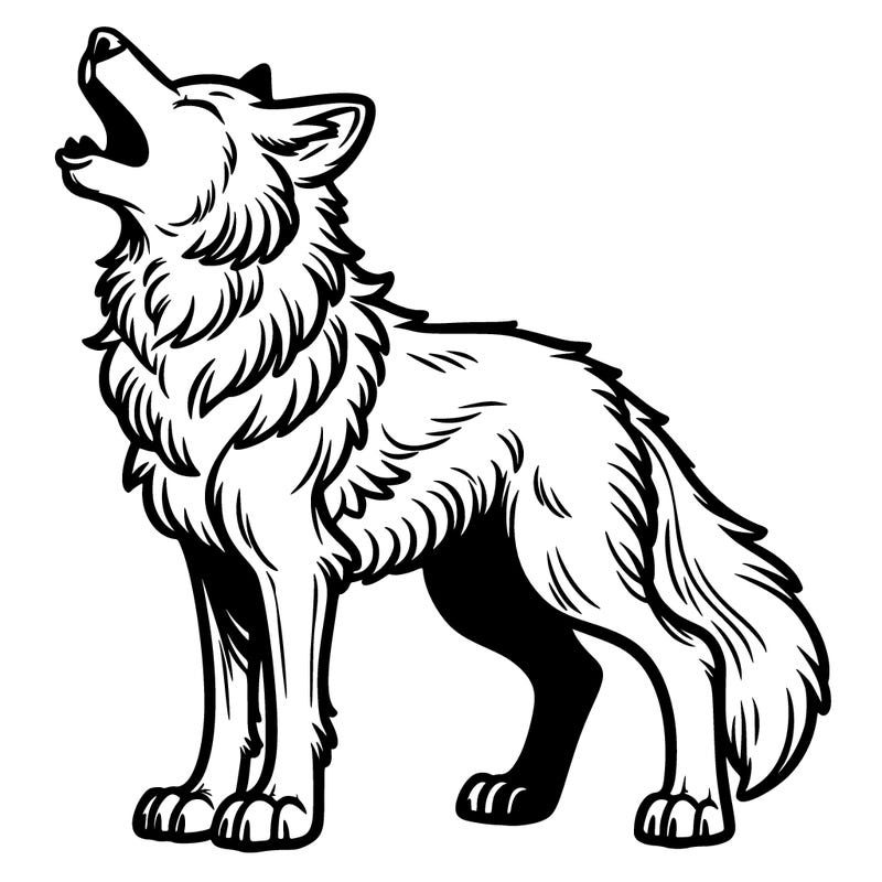 wolf howling