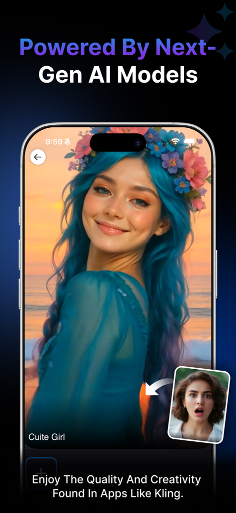 Ai Video Generator : Vidjoy - Vidjoy app interface showcasing AI video generation powered by next gen models