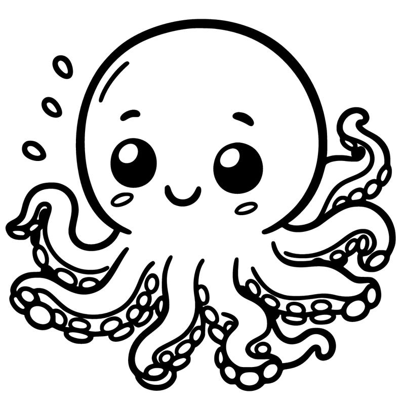 a cute octopus