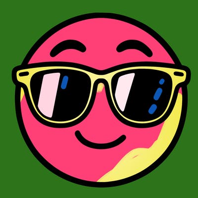emoji with sunglasses