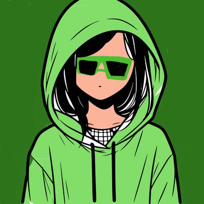 faceless girl in hoodie