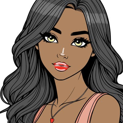 beautiful realistic girl