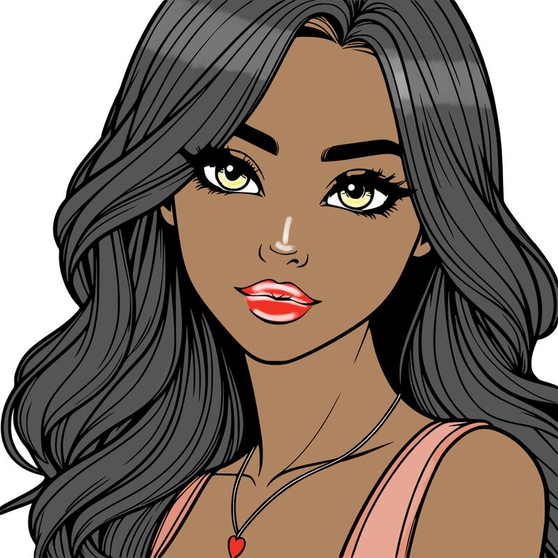 beautiful realistic girl