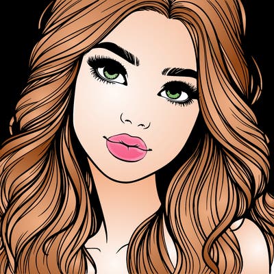 beautiful realistic girl