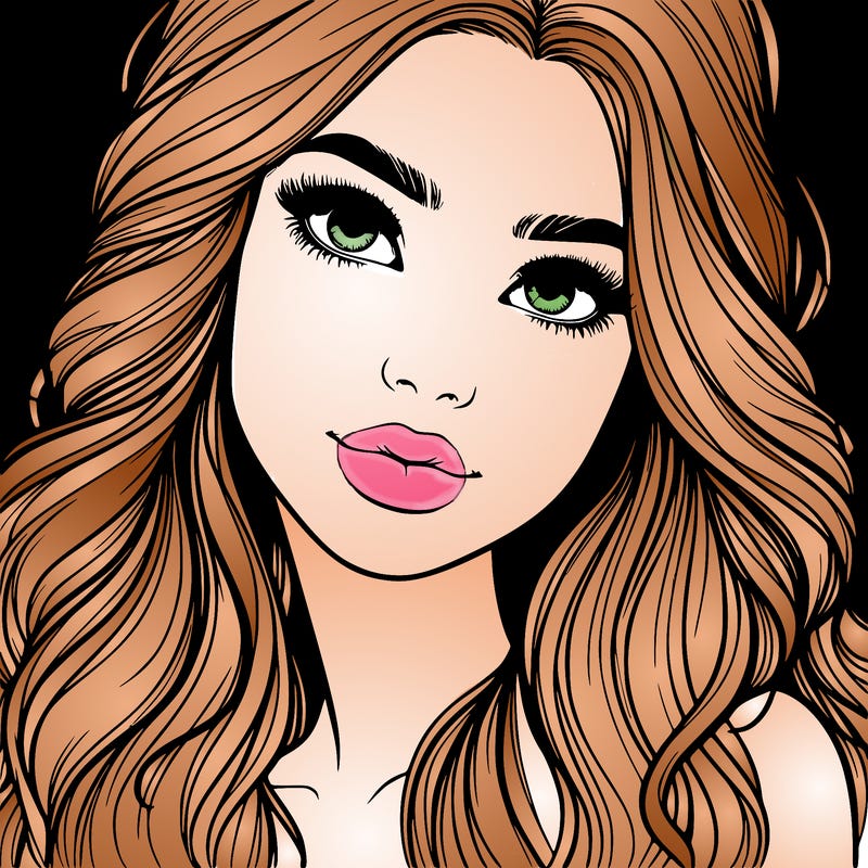 beautiful realistic girl