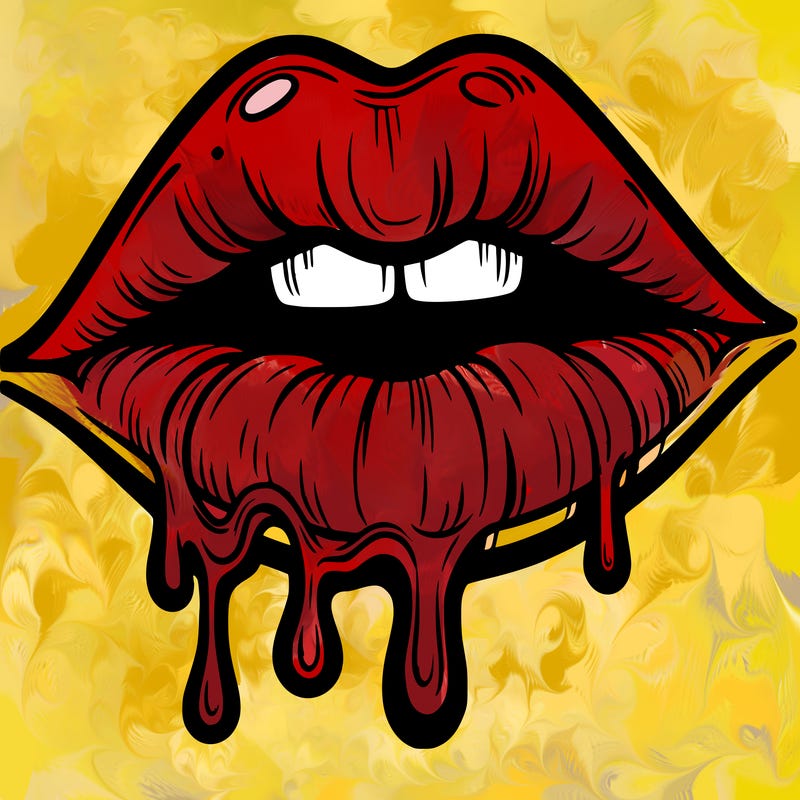 lips that look realistic and drip