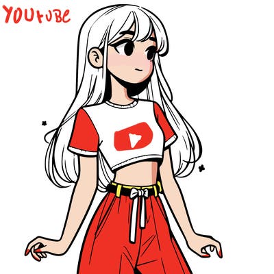 girl in a cute crop top