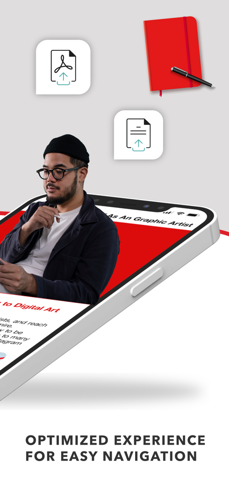 Learner Mobile app interface showing optimized navigation for enterprise training