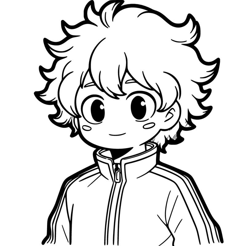 my hero academia cute izuku midoriya in ua uniform