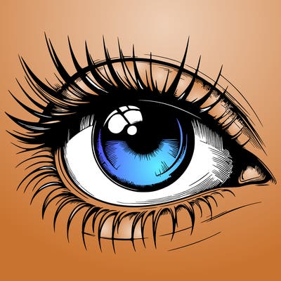 realistic eye