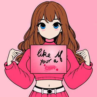 girl holding a blank sign in a long sleeve crop top